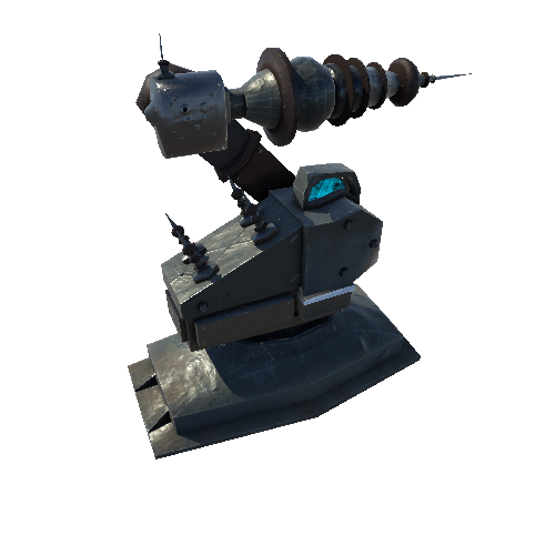 Large Ray Gun Animated